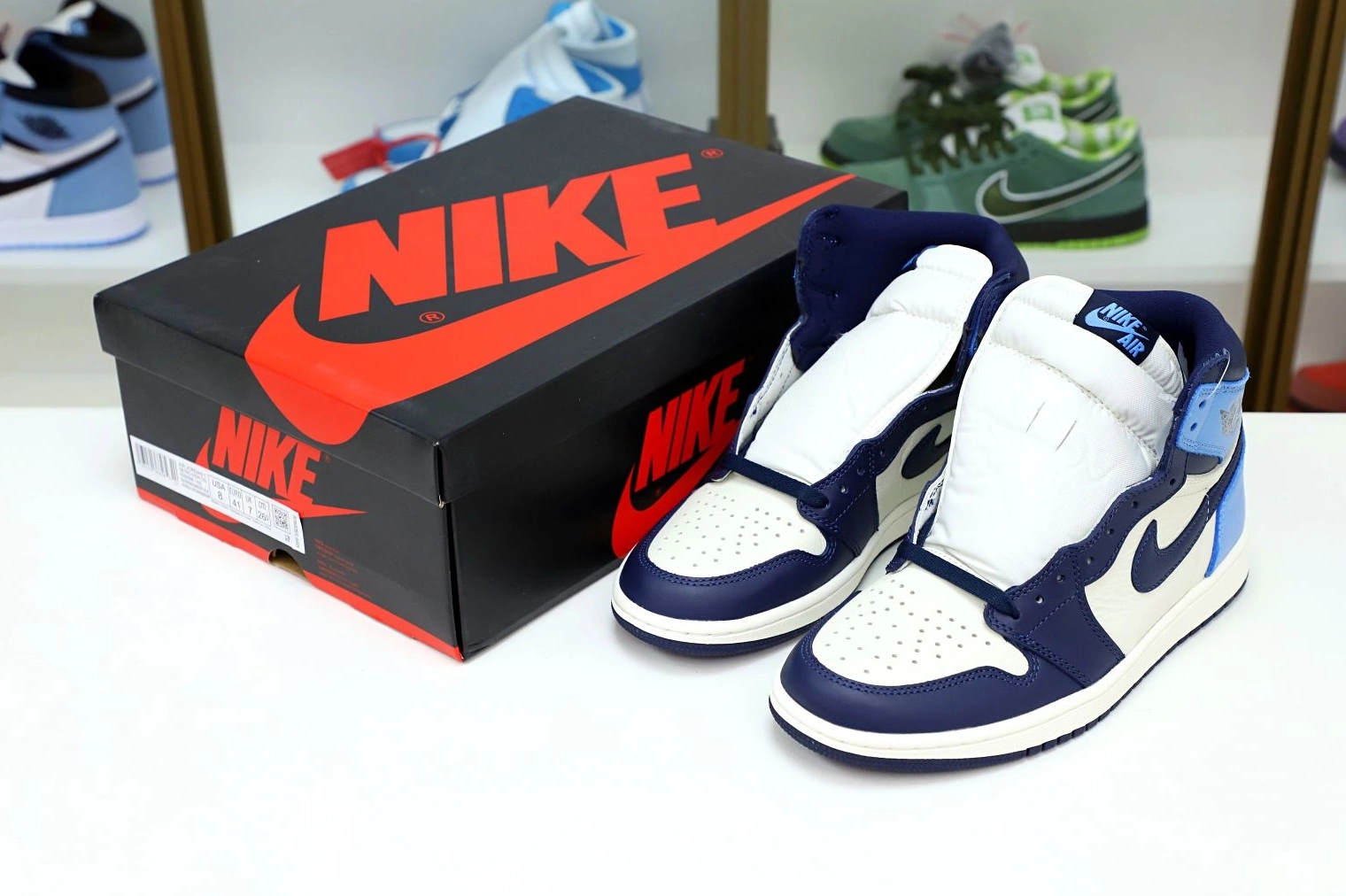 AIR RETRO 'OBSIDIAN' JORDAN 1 HIGH OG 1120